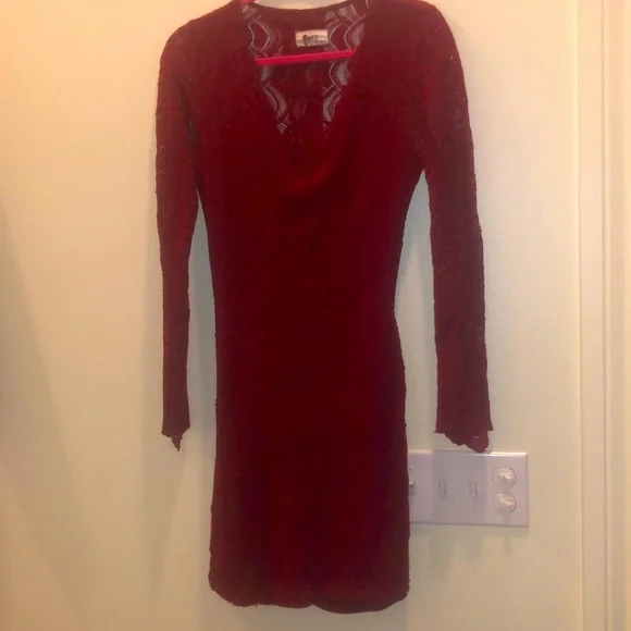Nightcap | Dresses | Nightcap Red Lace Dress | Poshmark
